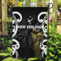 New Zealand WC2026 Black Garden Flag Silver Fern
