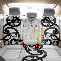 New Zealand WC2026 White Back Car Seat Cover Silver Fern LT7 - Polynesian Pride