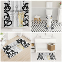 New Zealand WC2026 White Bathroom Set Silver Fern LT7 - Polynesian Pride