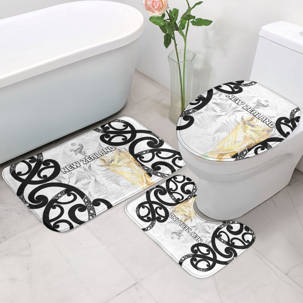 New Zealand WC2026 White Bathroom Set Silver Fern LT7 - Polynesian Pride