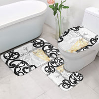 New Zealand WC2026 White Bathroom Set Silver Fern LT7 - Polynesian Pride