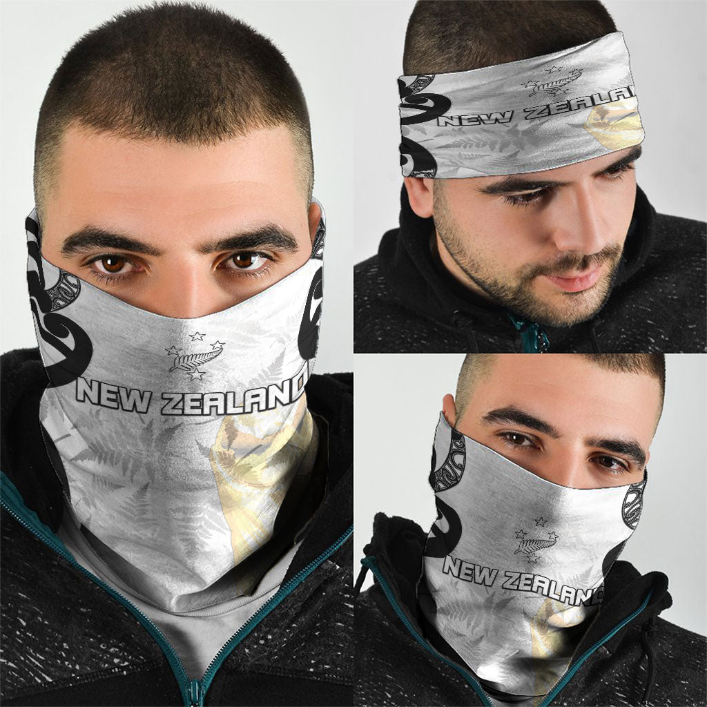 New Zealand WC2026 White Neck Gaiter Silver Fern