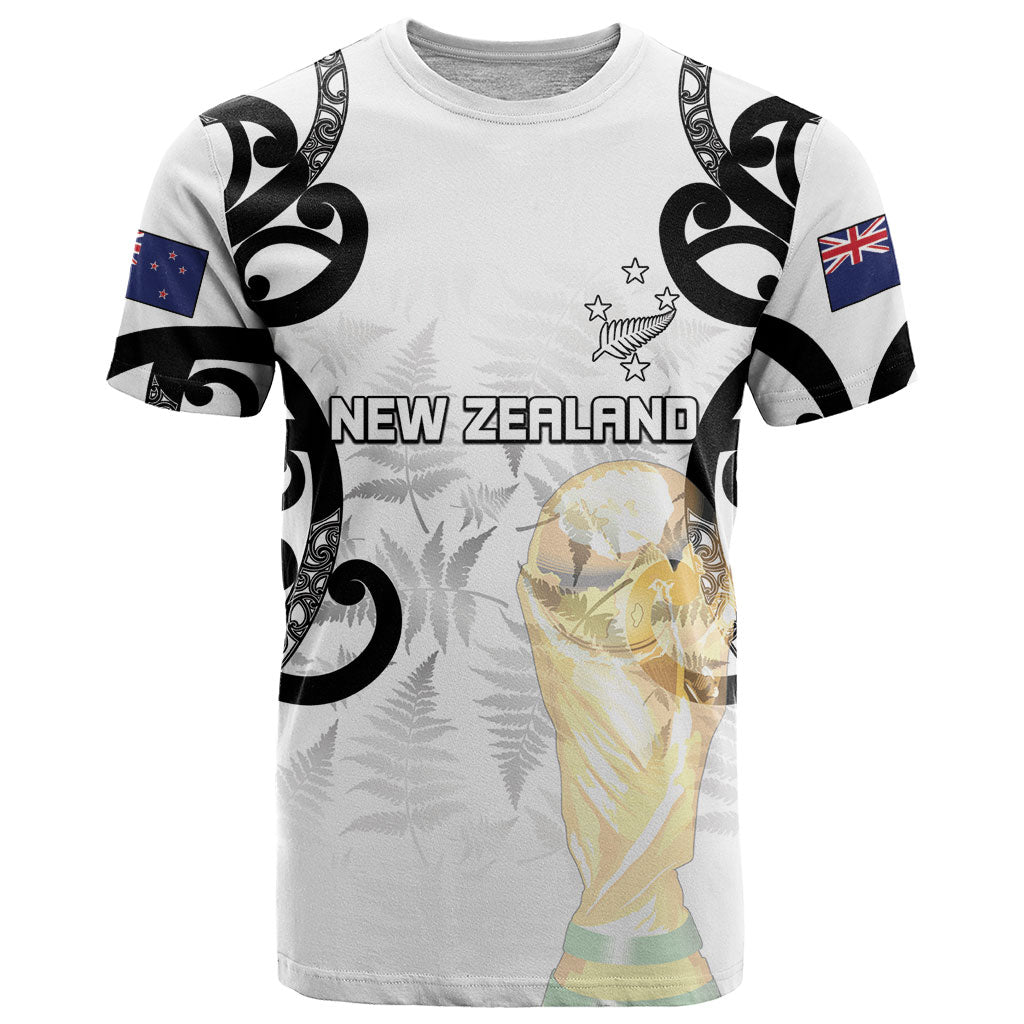 New Zealand WC2026 Custom White T Shirt Silver Fern LT7 White - Polynesian Pride