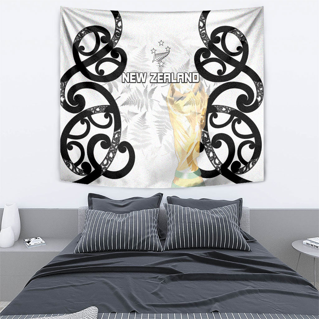 New Zealand WC2026 White Tapestry Silver Fern LT7 - Polynesian Pride