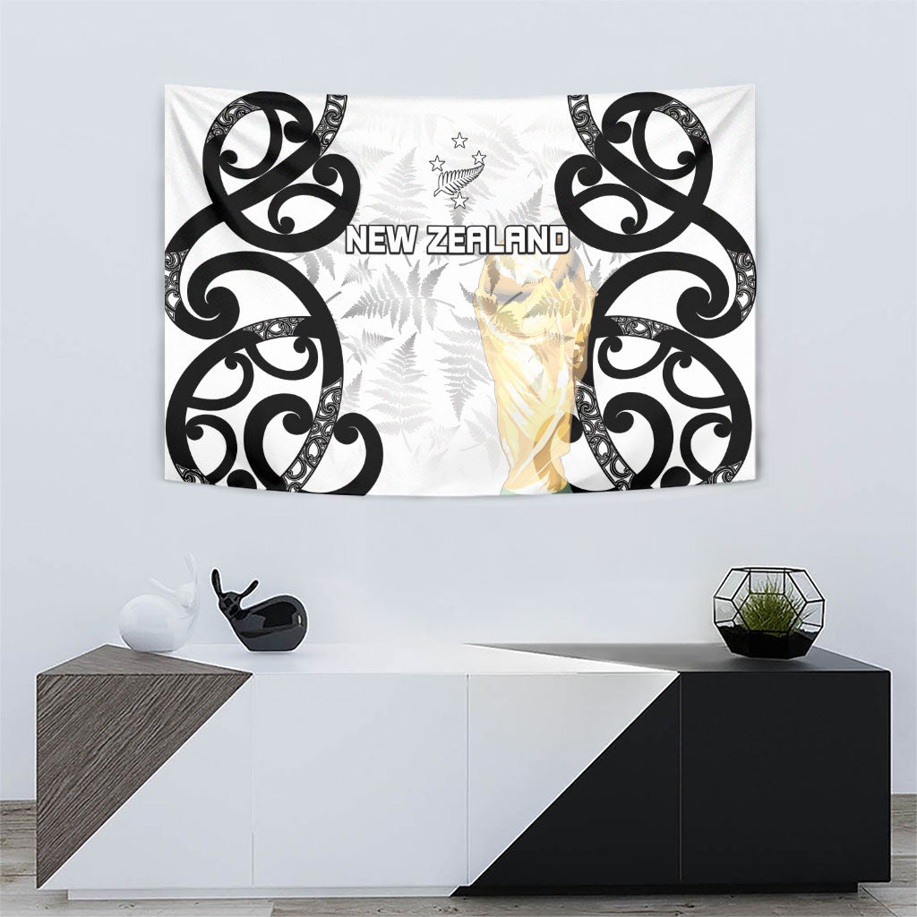 New Zealand WC2026 White Tapestry Silver Fern LT7 - Polynesian Pride
