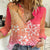 Polynesia Women Casual Shirt Plumeria Pink Gradient Curves LT7 Female Pink - Polynesian Pride
