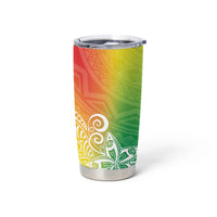 Polynesia Tumbler Cup Plumeria Reggae Curves