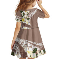 Aloha Hawaii Festive Family Matching Puletasi and Hawaiian Shirt Frangipani Lace Classic - Beige LT7 - Polynesian Pride