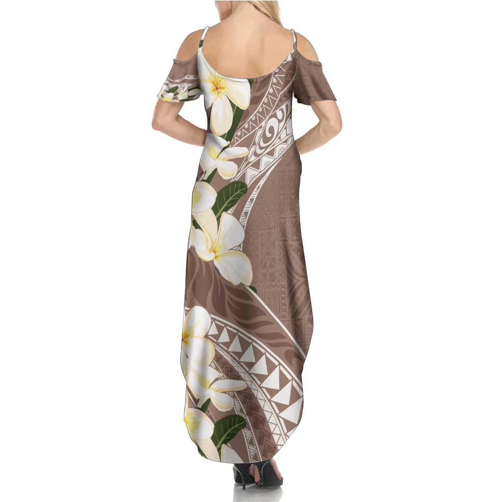 Aloha Hawaii Festive Family Matching Summer Maxi Dress and Hawaiian Shirt Frangipani Lace Classic - Beige LT7 - Polynesian Pride