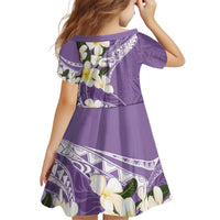 Aloha Hawaii Festive Family Matching Puletasi and Hawaiian Shirt Frangipani Lace Classic - Lavender LT7 - Polynesian Pride