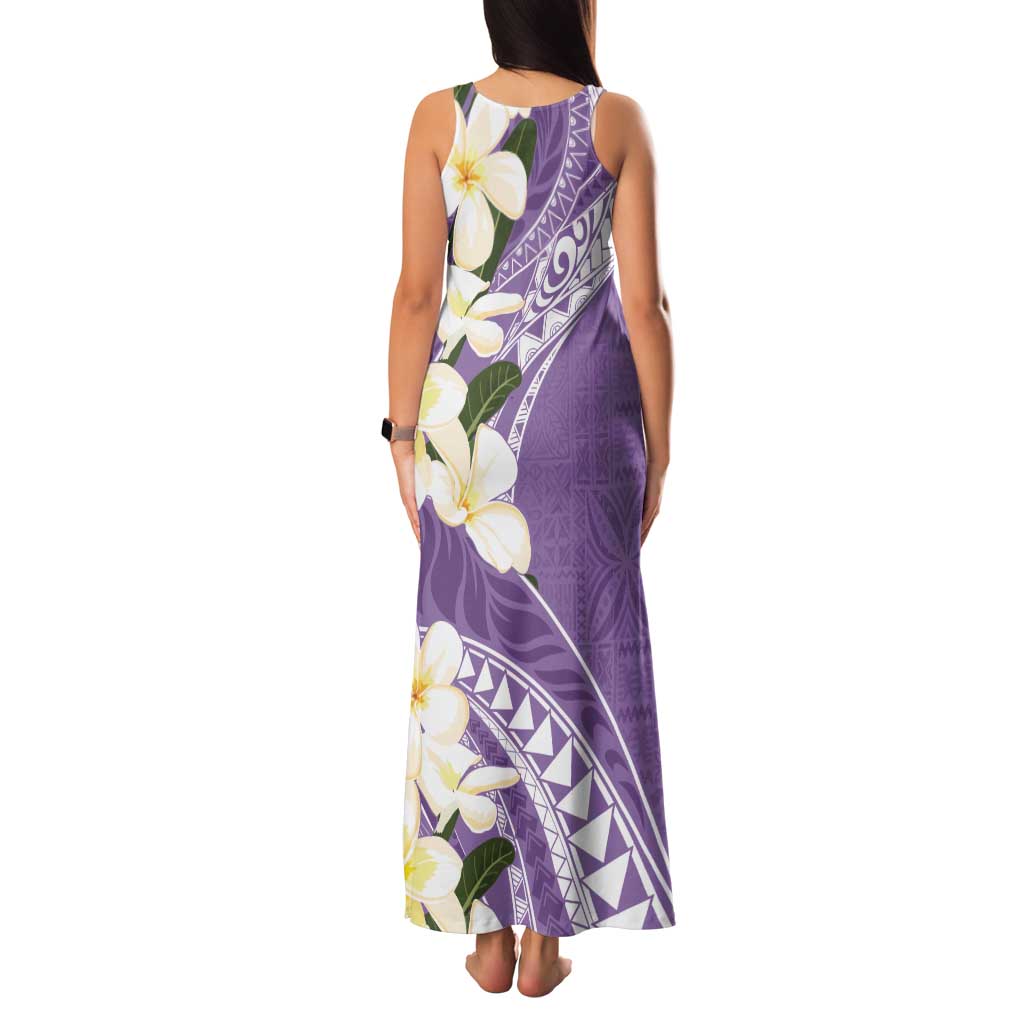 Aloha Hawaii Festive Family Matching Tank Maxi Dress and Hawaiian Shirt Frangipani Lace Classic - Lavender LT7 - Polynesian Pride