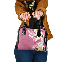Aloha Hawaii Festive Shoulder Handbag Frangipani Lace Classic - Rosy LT7 One Size Pink - Polynesian Pride