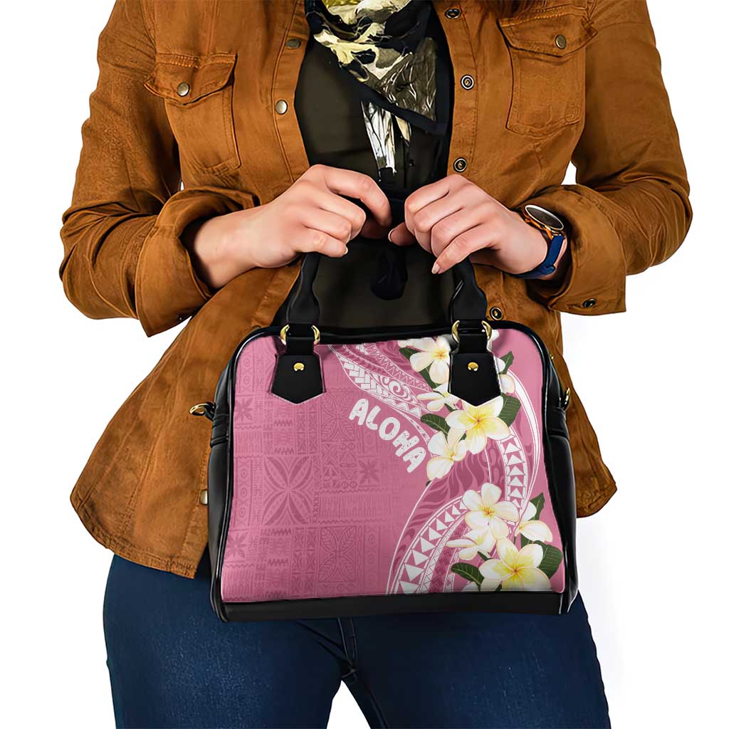 Aloha Hawaii Festive Shoulder Handbag Frangipani Lace Classic - Rosy LT7 - Polynesian Pride