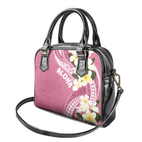 Aloha Hawaii Festive Shoulder Handbag Frangipani Lace Classic - Rosy LT7 - Polynesian Pride
