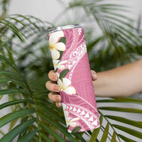Aloha Hawaii Festive Skinny Tumbler Frangipani Lace Classic - Rosy LT7 - Polynesian Pride