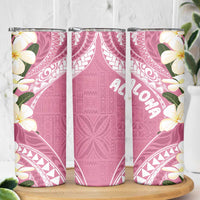 Aloha Hawaii Festive Skinny Tumbler Frangipani Lace Classic - Rosy LT7 - Polynesian Pride