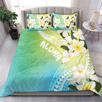 Aloha Hawaii Festive Bedding Set Frangipani Lace Classic - Summer Vibes LT7 - Polynesian Pride