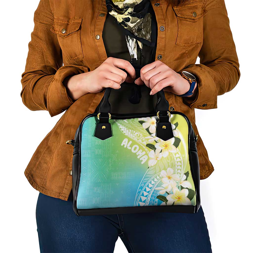 Aloha Hawaii Festive Shoulder Handbag Frangipani Lace Classic - Summer Vibes