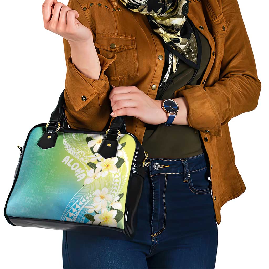 Aloha Hawaii Festive Shoulder Handbag Frangipani Lace Classic - Summer Vibes
