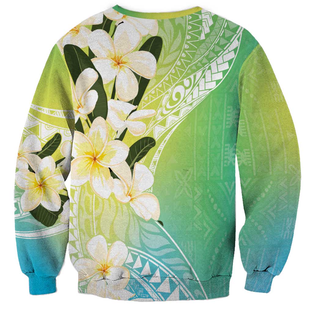 Aloha Hawaii Festive Sweatshirt Frangipani Lace Classic - Summer Vibes