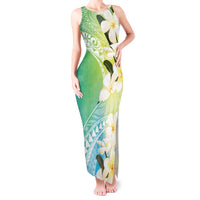 Aloha Hawaii Festive Tank Maxi Dress Frangipani Lace Classic - Summer Vibes