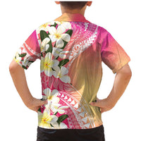 Aloha Hawaii Festive Family Matching Mermaid Dress and Hawaiian Shirt Frangipani Lace Classic - Spring Vibes LT7 - Polynesian Pride