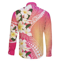 Aloha Hawaii Festive Family Matching Off Shoulder Maxi Dress and Hawaiian Shirt Frangipani Lace Classic - Spring Vibes LT7 - Polynesian Pride