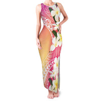 Aloha Hawaii Festive Family Matching Tank Maxi Dress and Hawaiian Shirt Frangipani Lace Classic - Spring Vibes LT7 Mom's Dress Colorful - Polynesian Pride