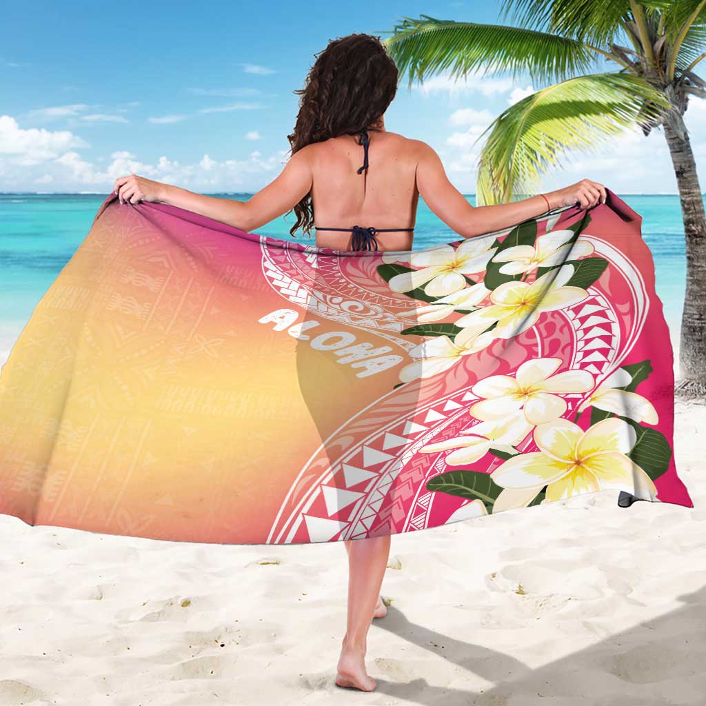 Aloha Hawaii Festive Sarong Frangipani Lace Classic - Spring Vibes