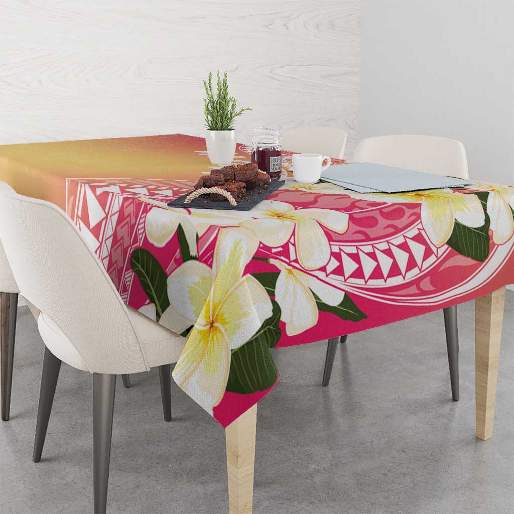 Aloha Hawaii Festive Tablecloth Frangipani Lace Classic - Spring Vibes
