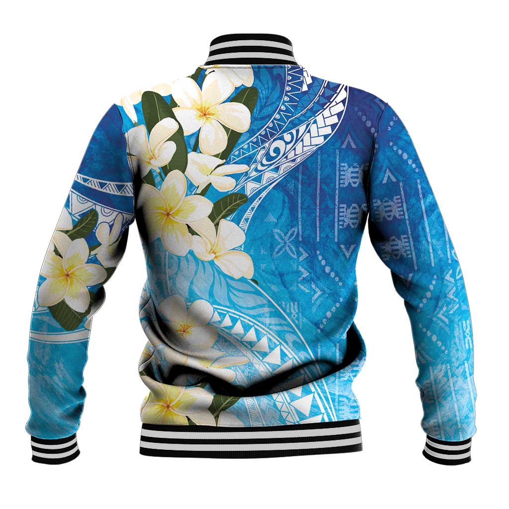 Aloha Hawaii Festive Baseball Jacket Frangipani Lace Classic - Oceanic