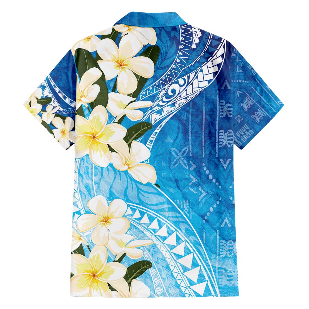 Aloha Hawaii Festive Family Matching Summer Maxi Dress and Hawaiian Shirt Frangipani Lace Classic - Oceanic LT7 - Polynesian Pride