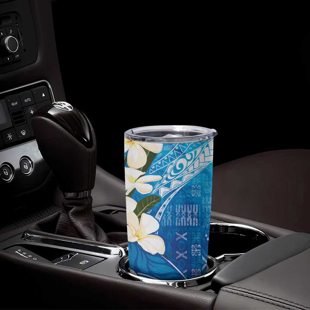 Aloha Hawaii Festive Tumbler Cup Frangipani Lace Classic - Oceanic LT7 - Polynesian Pride