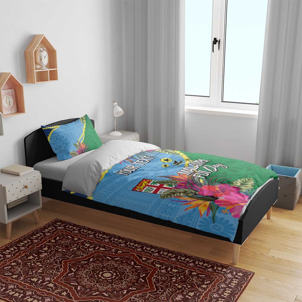 Personalized Malampa Fiji Day Together We Grow Bedding Set Special Tapa Mix - Polynesian Pride