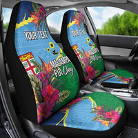 Personalized Malampa Fiji Day Together We Grow Car Seat Cover Special Tapa Mix LT7 - Polynesian Pride
