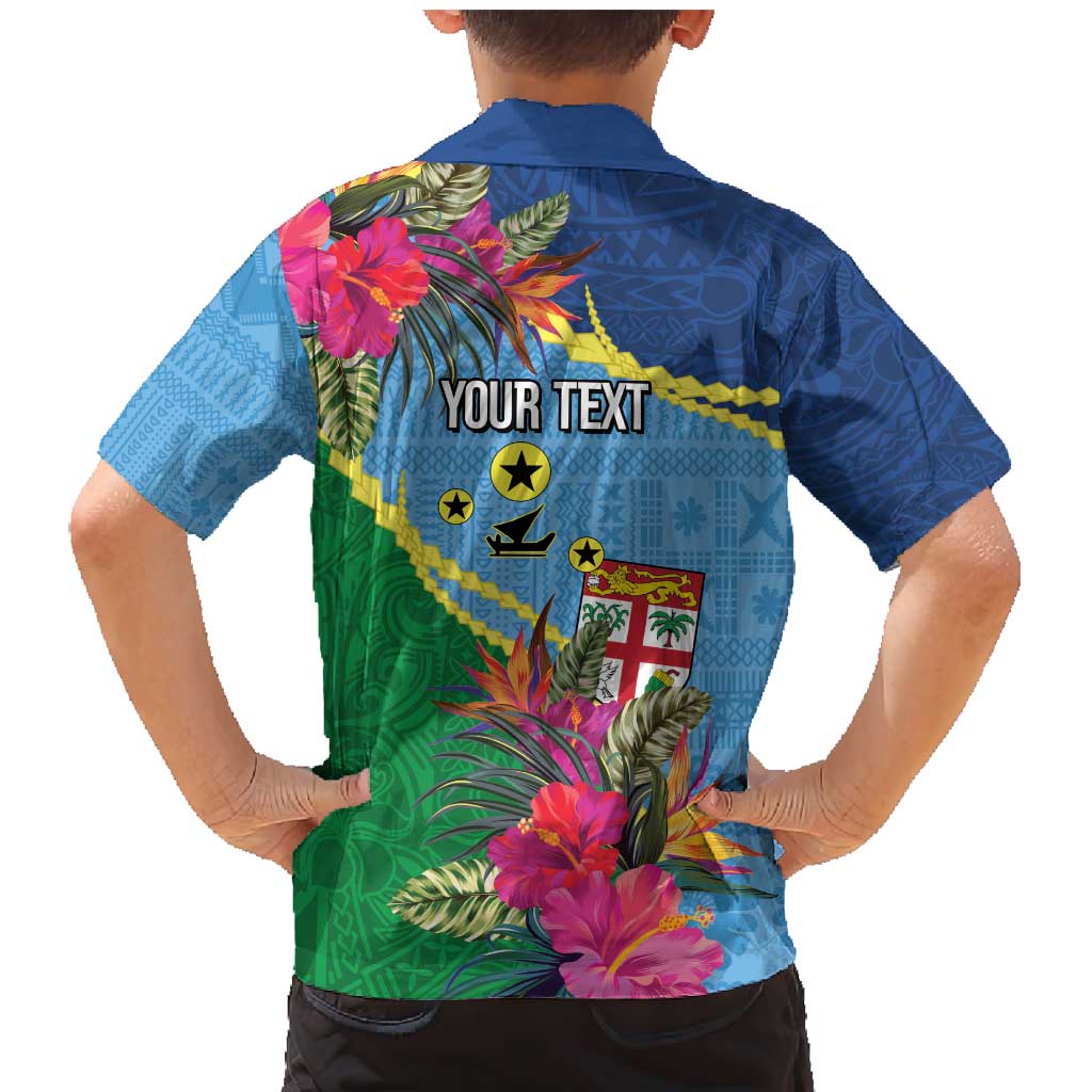 Personalized Malampa Fiji Day Together We Grow Family Matching Mermaid Dress and Hawaiian Shirt Special Tapa Mix LT7 - Polynesian Pride