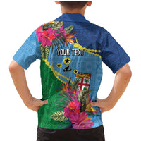 Personalized Malampa Fiji Day Together We Grow Family Matching Mermaid Dress and Hawaiian Shirt Special Tapa Mix LT7 - Polynesian Pride