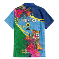Personalized Malampa Fiji Day Together We Grow Family Matching Mermaid Dress and Hawaiian Shirt Special Tapa Mix LT7 - Polynesian Pride