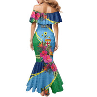 Personalized Malampa Fiji Day Together We Grow Family Matching Mermaid Dress and Hawaiian Shirt Special Tapa Mix LT7 - Polynesian Pride