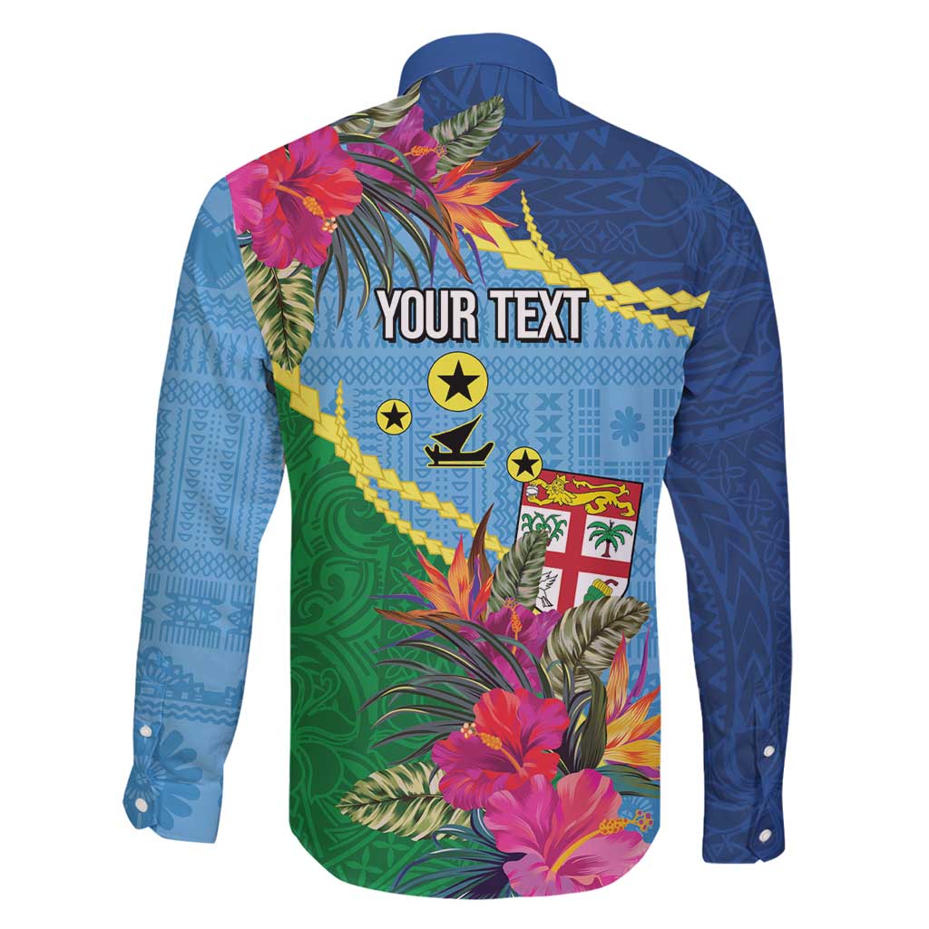 Personalized Malampa Fiji Day Together We Grow Family Matching Off Shoulder Maxi Dress and Hawaiian Shirt Special Tapa Mix LT7 - Polynesian Pride