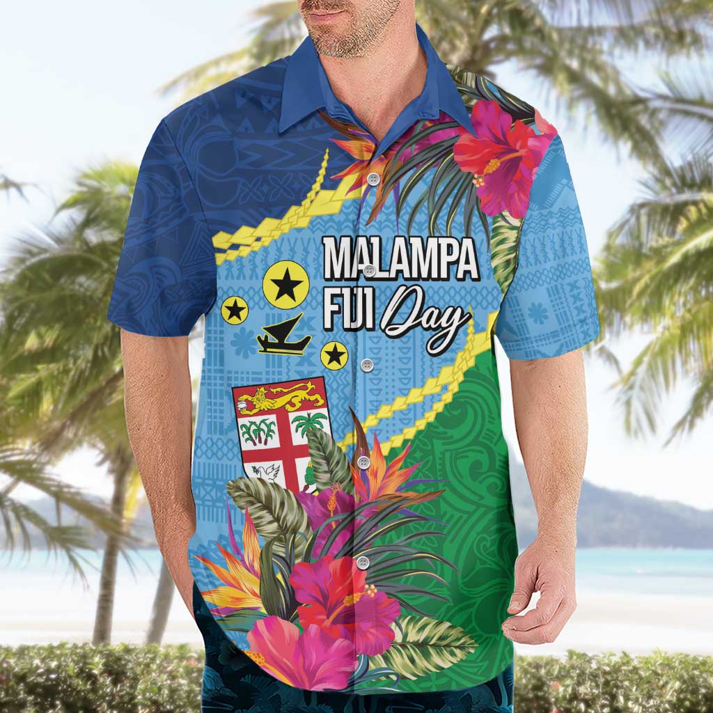 Personalized Malampa Fiji Day Together We Grow Hawaiian Shirt Special Tapa Mix LT7 - Polynesian Pride