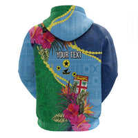 Personalized Malampa Fiji Day Together We Grow Hoodie Special Tapa Mix LT7 - Polynesian Pride