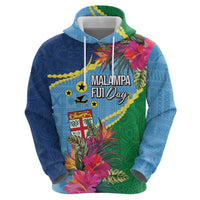 Personalized Malampa Fiji Day Together We Grow Hoodie Special Tapa Mix LT7 - Polynesian Pride