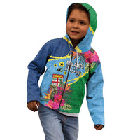 Personalized Malampa Fiji Day Together We Grow Kid Hoodie Special Tapa Mix LT7 - Polynesian Pride