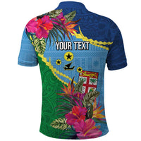 Personalized Malampa Fiji Day Together We Grow Polo Shirt Special Tapa Mix LT7 - Polynesian Pride