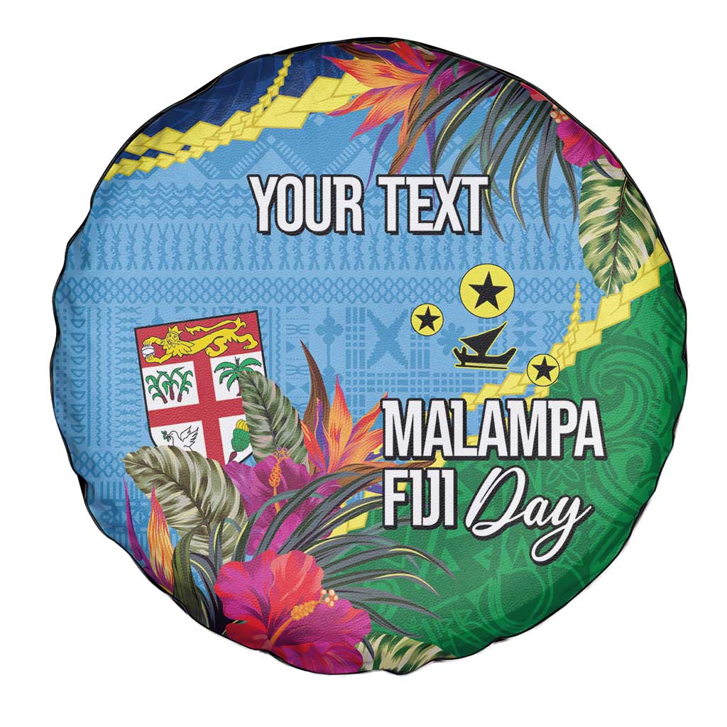 Personalized Malampa Fiji Day Together We Grow Spare Tire Cover Special Tapa Mix LT7 - Polynesian Pride
