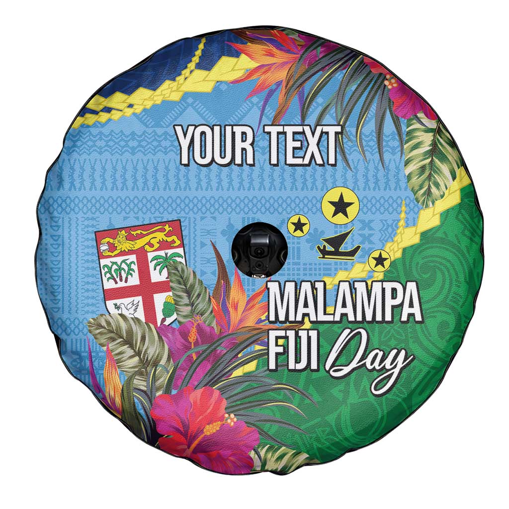 Personalized Malampa Fiji Day Together We Grow Spare Tire Cover Special Tapa Mix LT7 - Polynesian Pride