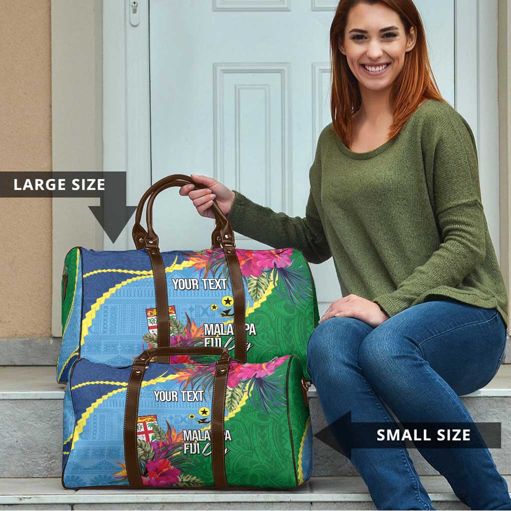Personalized Malampa Fiji Day Together We Grow Travel Bag Special Tapa Mix - Polynesian Pride