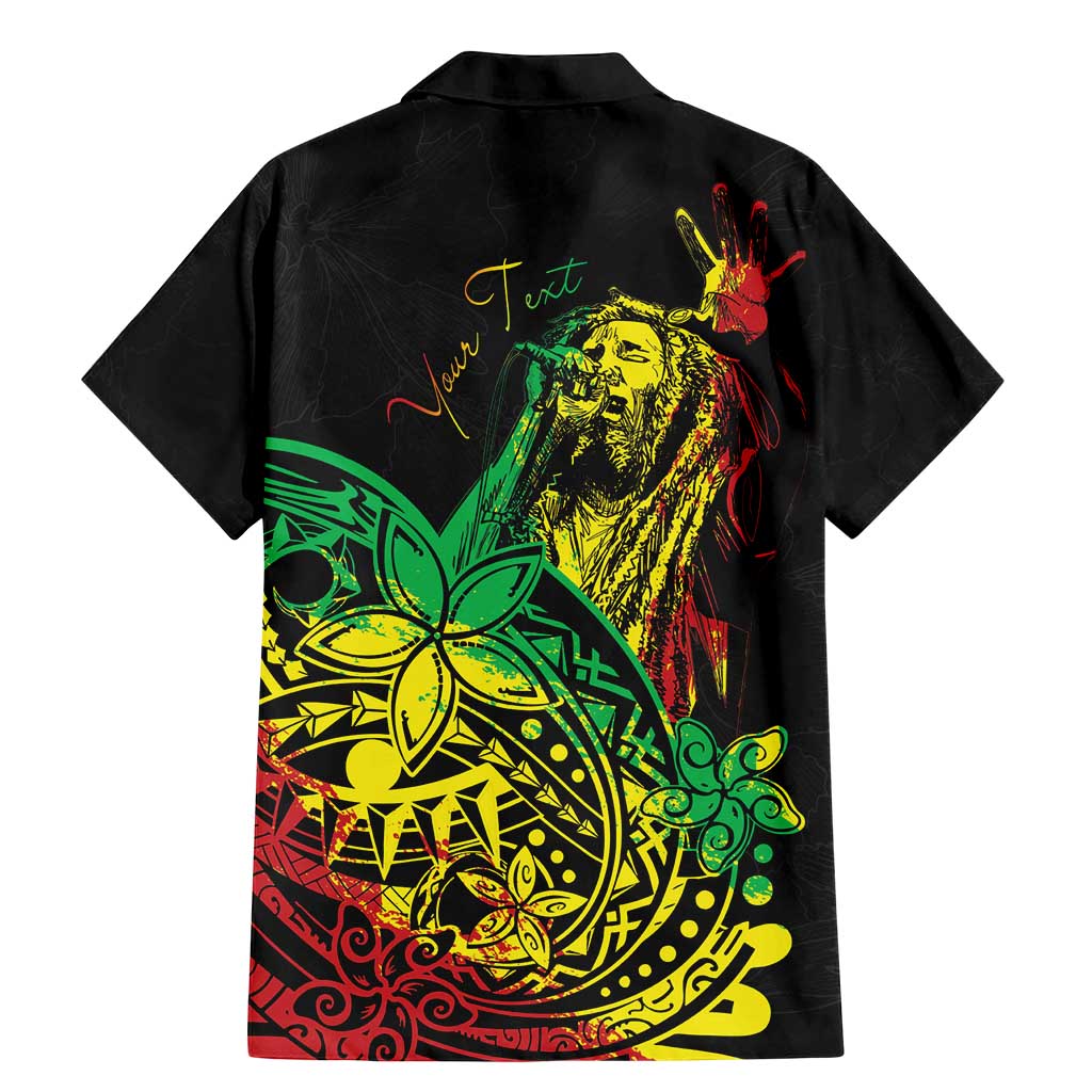 Personalised Reggae Jawaiian Festive Family Matching Mermaid Dress and Hawaiian Shirt Mix Polynesian LT7 - Polynesian Pride