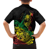 Personalised Reggae Jawaiian Festive Family Matching Puletasi and Hawaiian Shirt Mix Polynesian LT7 - Polynesian Pride